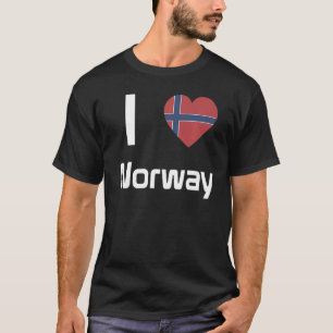 Nationale Flagge Norwegen Souvenir für Männer Frau T-Shirt