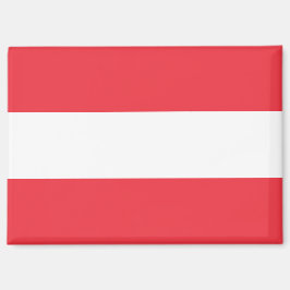 Nationale Flagge Österreichs Rektangle-Magnet Magnet