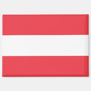 Nationale Flagge Österreichs Rektangle-Magnet Magnet