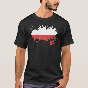 Nationale Flagge Polens Souvenir für Frauen T-Shirt