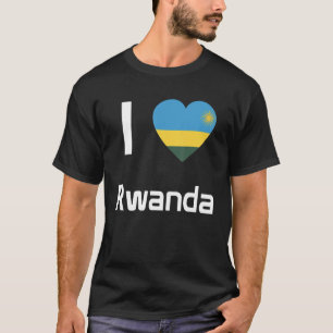 Nationale Flagge Ruandas Andenken an Frauen 1 T-Shirt