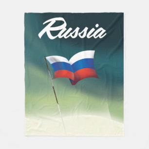 Nationale Flagge Russlands Fleecedecke
