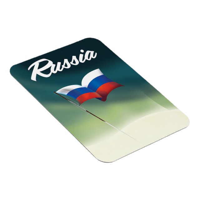 Nationale Flagge Russlands Magnet (Rechte Seite)