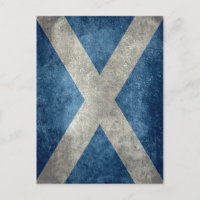 Nationale Flagge Schottlands - Vintage Fassung