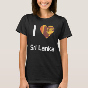 Nationale Flagge Sri Lankas Souvenir für Männer Fr T-Shirt
