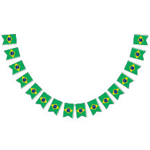 Nationale Flagge von Brasilien,