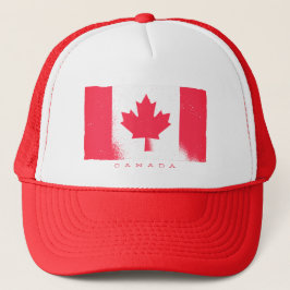 Nationale Flagge von KANADA Truckerkappe