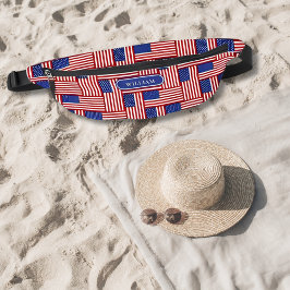 Nationale Flaggen-USA für Männer Bauchtasche