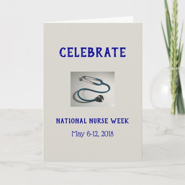 Nationale Krankenwoche 2018 Dankeskarte (Vorderseite)