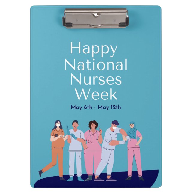 Nationale Krankenwoche Klemmbrett (Vorderseite)