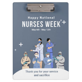 Nationale Krankenwoche Klemmbrett