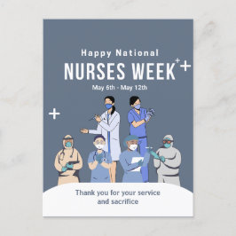 Nationale Krankenwoche Postkarte