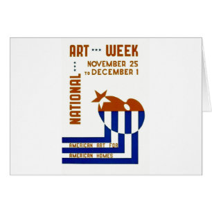 Nationale Kunst-Woche - WPA-Plakat -