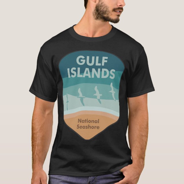 Nationale Küste der Golfinseln T-Shirt (Vorderseite)