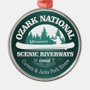 Nationale Landschaftliche Wasserstraßen in Ozark ( Ornament Aus Metall