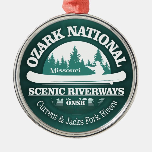 Nationale Landschaftliche Wasserstraßen in Ozark ( Ornament Aus Metall (Vorne)