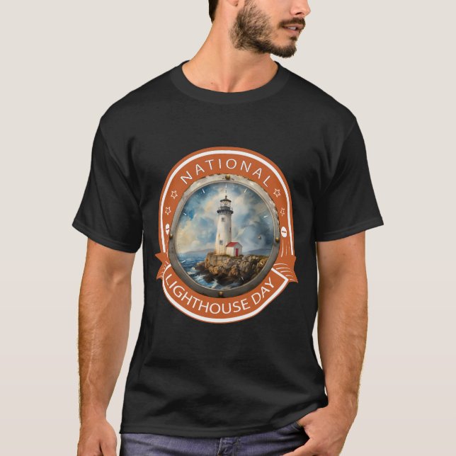 Nationale Leuchtturmsignatur T-Shirt (Vorderseite)