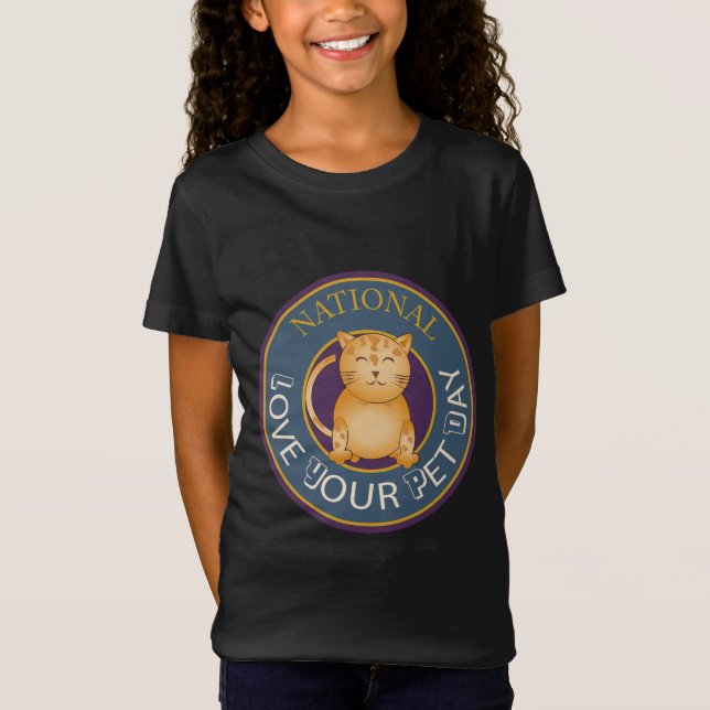 Nationale Liebe Shirt für Haustiere (Vorderseite)