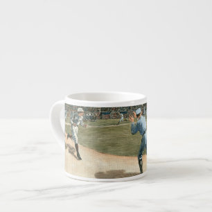 Nationale Liga-Baseball-Spiel 1886 Espressotasse