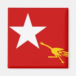 Nationale Liga für Demokratie, Myanmar-Flagge Magnet