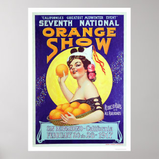 Nationale Orange-Show 1917 Poster
