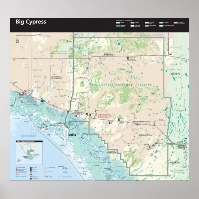 Nationale Reserve für Big Cypress Poster (Vorne)