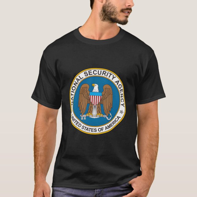 Nationale Sicherheitsbehörde NSA T-Shirt (Vorderseite)
