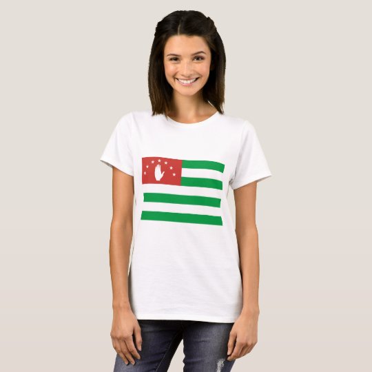 Nationale Weltflagge Abchasiens T-Shirt