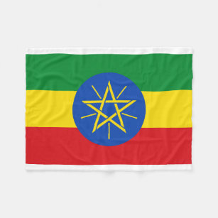 Nationale Weltflagge Äthiopiens Fleecedecke
