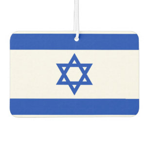 Nationale Weltflagge Israels Autolufterfrischer