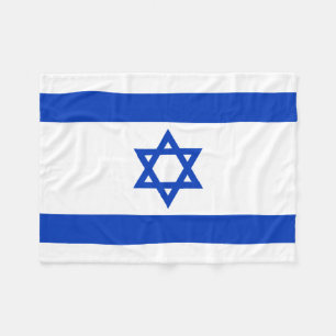 Nationale Weltflagge Israels Fleecedecke