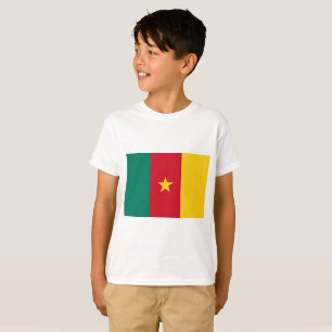 Nationale Weltflagge Kameruns T-Shirt