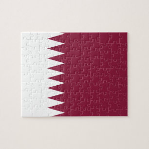 Nationale Weltflagge Qatars
