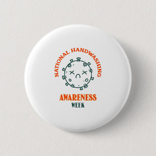 Nationale Woche zur Sensibilisierung für Handwasch Button