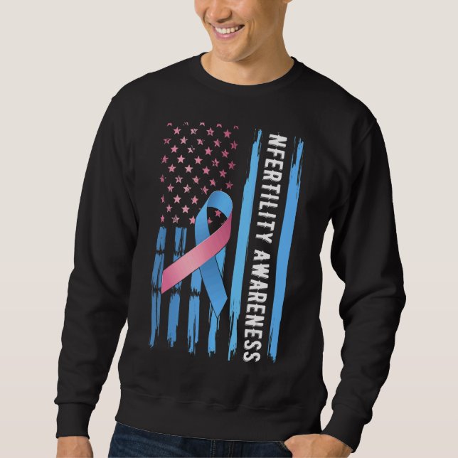 Nationale Woche zur Sensibilisierung für Unfruchtb Sweatshirt (Vorderseite)