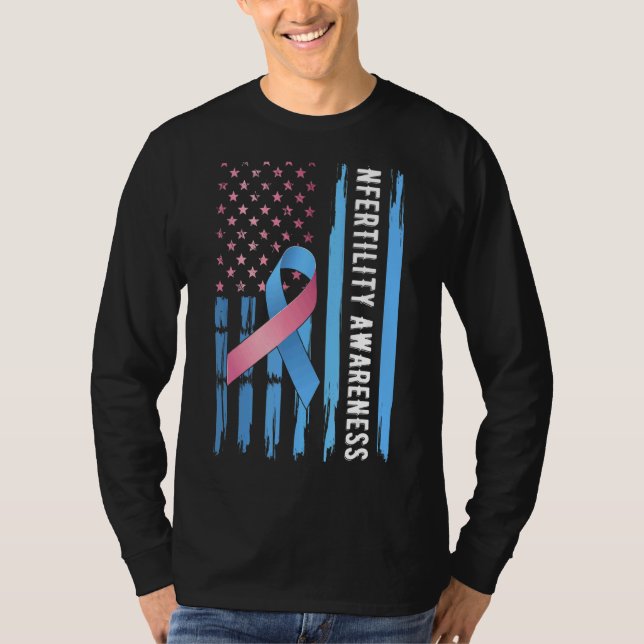 Nationale Woche zur Sensibilisierung für Unfruchtb T-Shirt (Vorderseite)