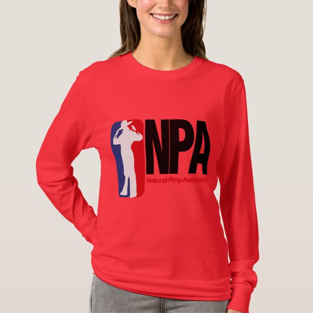 Nationale Zuhälter-Vereinigung T-Shirt (Vorderseite)