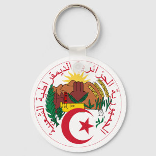NationalEmblem Algeriens Schlüsselanhänger
