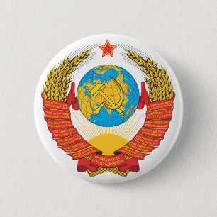 Nationalemblem der UdSSR Button
