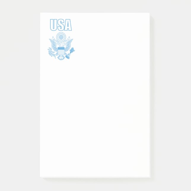Nationalemblem der USA Post-it Klebezettel (Vorderseite)