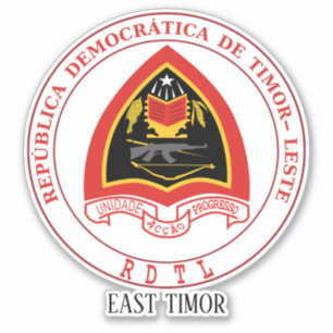 NationalEmblem-Patriotiker aus Osttimor Aufkleber