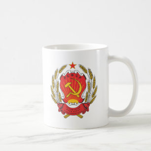 Nationalemblem Sozialistisches Russland Kaffeetasse