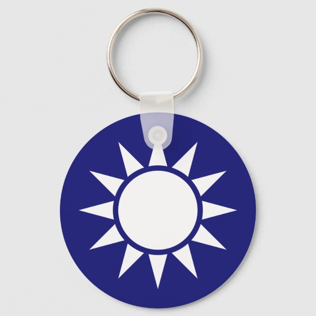 Nationalemblem Taiwans Schlüsselanhänger (Vorderseite)