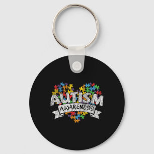 Nationaler Autismus Awerness Monat Autistische Kin Schlüsselanhänger