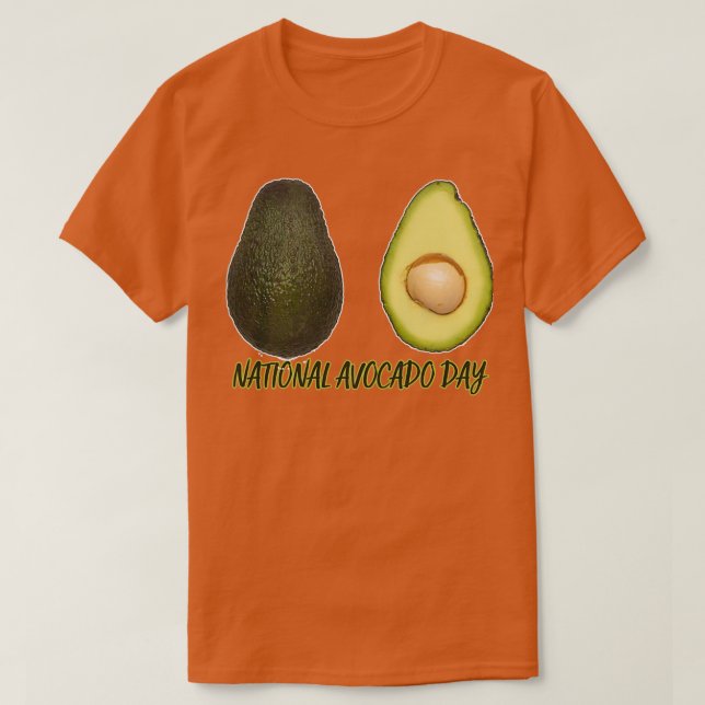 Nationaler Avocado-Tag 13 T-Shirt (Design vorne)