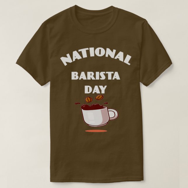 Nationaler Barista-Tag 3 T-Shirt (Design vorne)