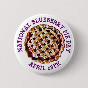 Nationaler Blueberry Pie Day 28. April - Schaltflä Button