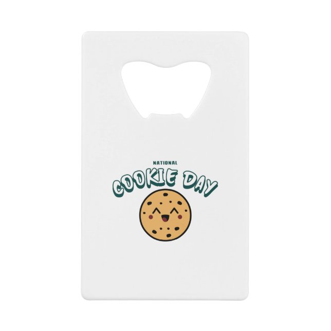 Nationaler Cookie-Tag Geldbeutel Flaschenöffner (Vorderseite)