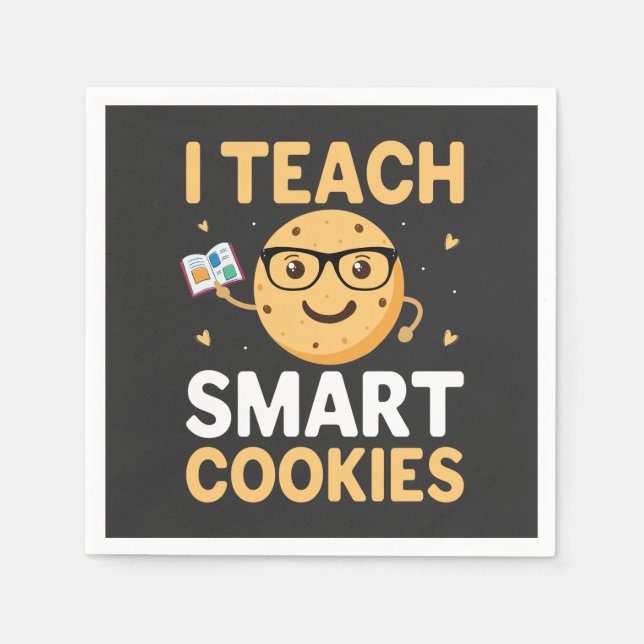 Nationaler Cookie-Tag, ich lehre Smart Cookies Serviette (Vorderseite)