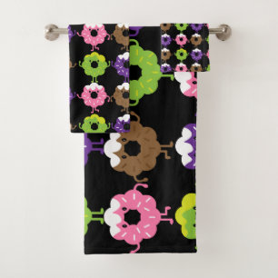 Nationaler Donut-Tag Badhandtuch Set